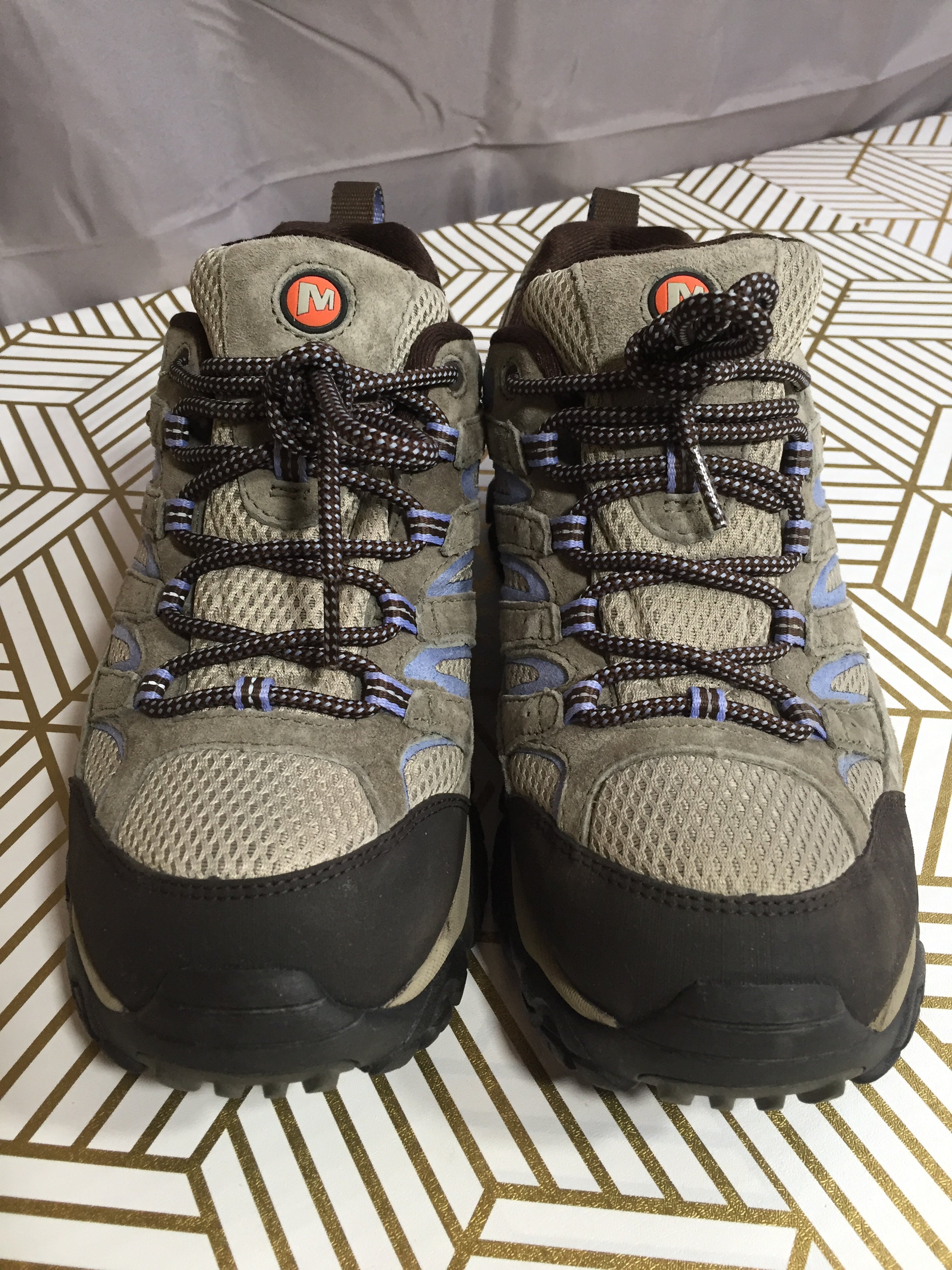 Merrell Women's Hiking Shoe US 10 - NO BOX - Olive/Lilac (8012052693230)